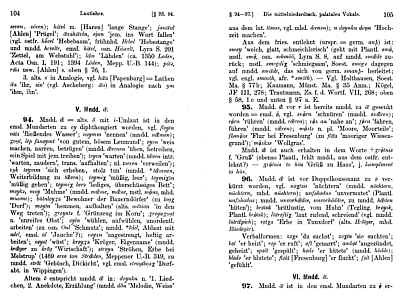 Seite 104 der Emslndischen Grammatik von 1908