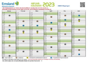 AWB-Abfuhrkalender 2023: Zustellung per Post bis Jahresende – Hallo