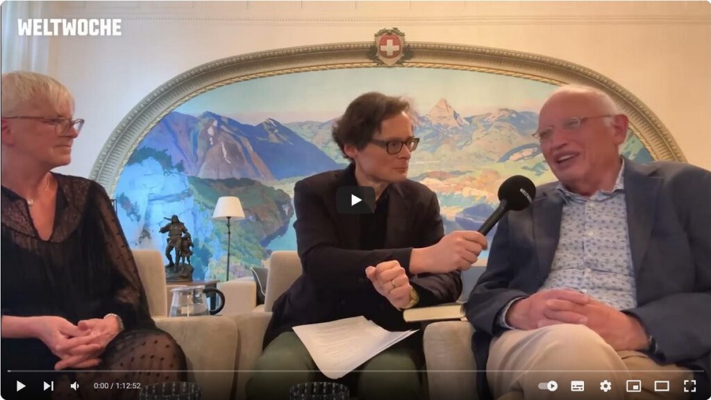 Petra Erler und Günter Verheugen im Interview mit der Weltwoche auf Youtube