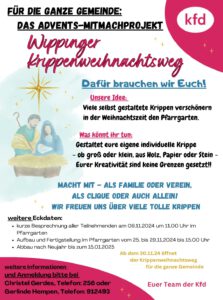 Flyer KFD Krippenweihnachtsweg