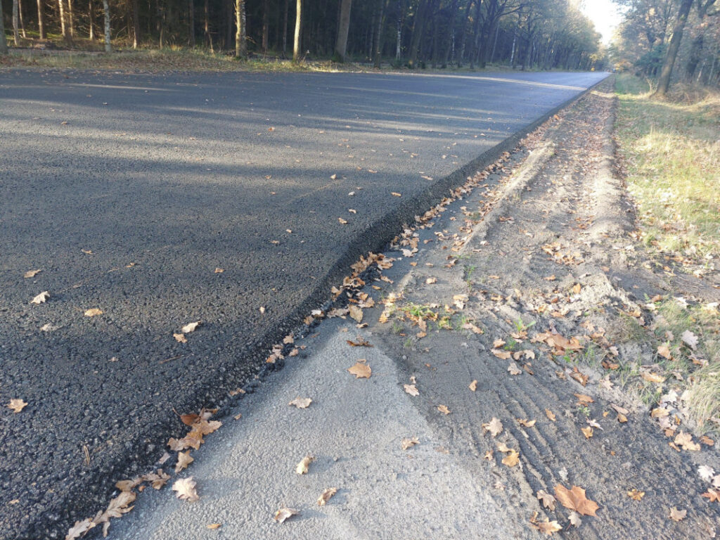 Bauarbeiten B70 zwischen Kluse und Dörpen