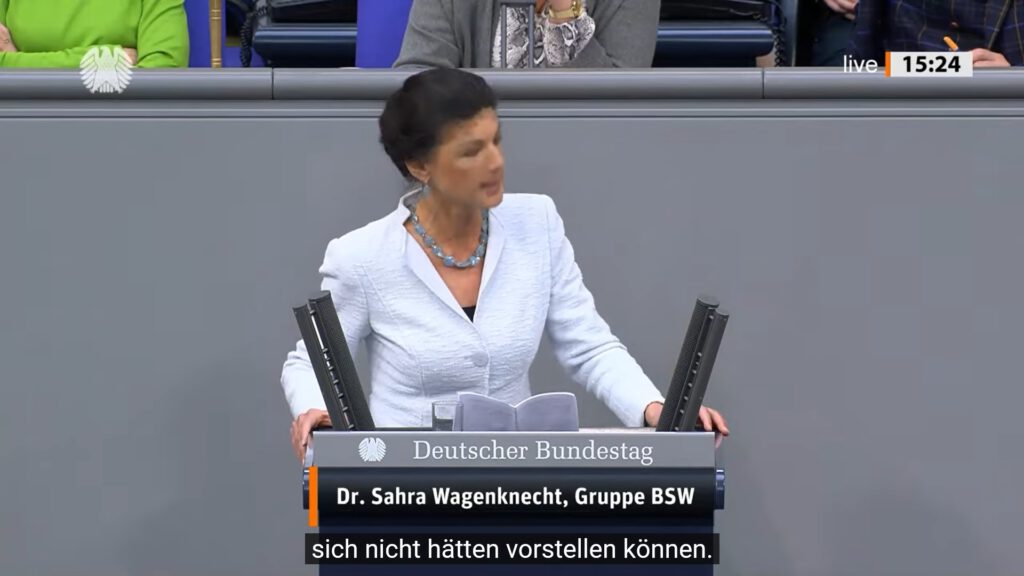 Sarah Wagenknecht am 13.03.2025